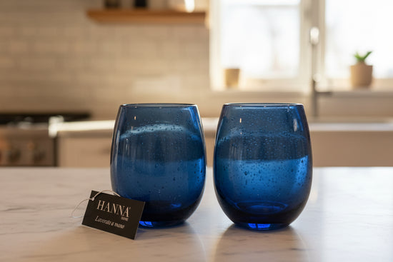 SET 2pz BICCHIERI ACQUA HANNA HOME