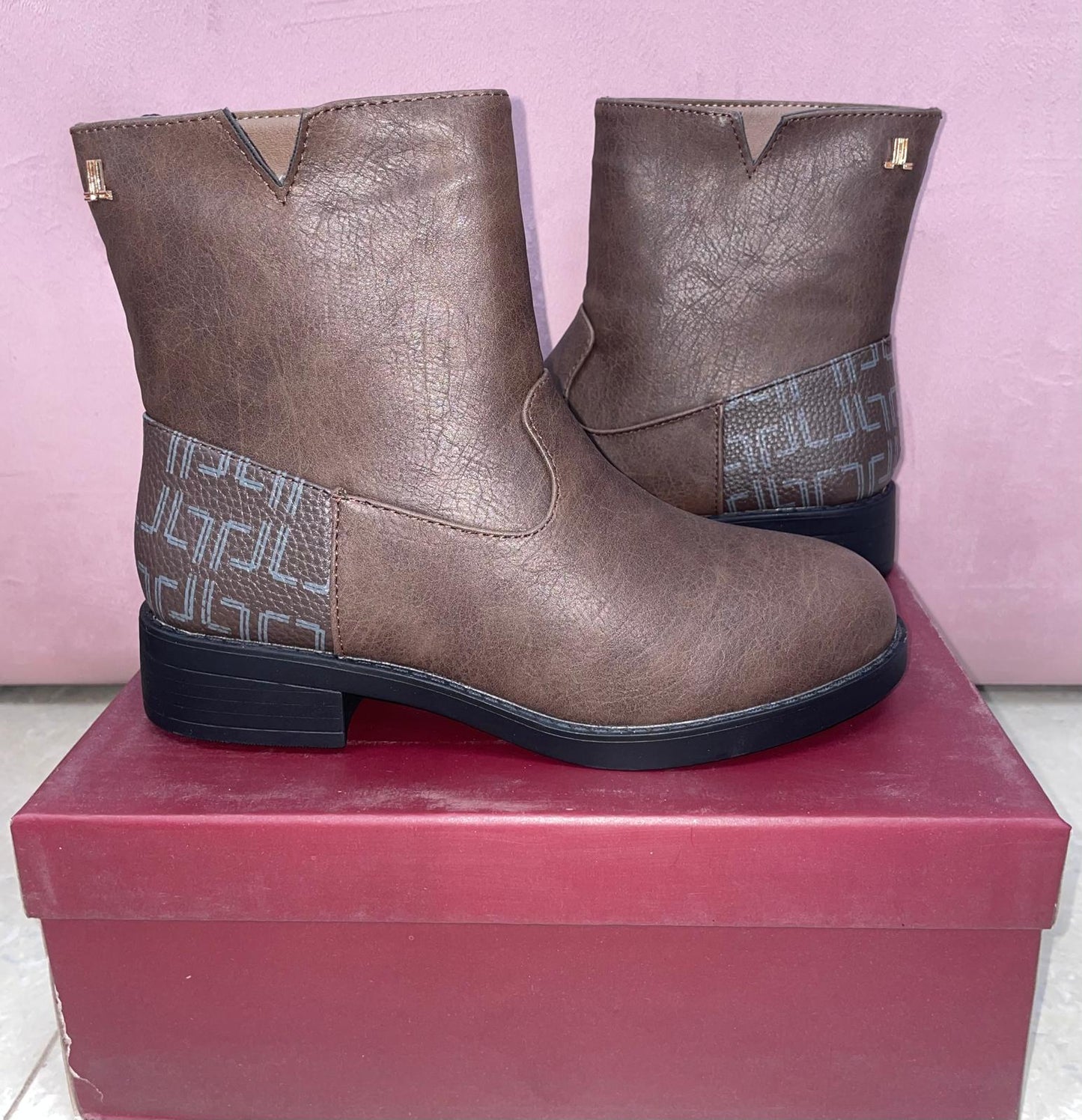 Stivaletti LANCETTI 02483 MARRONE