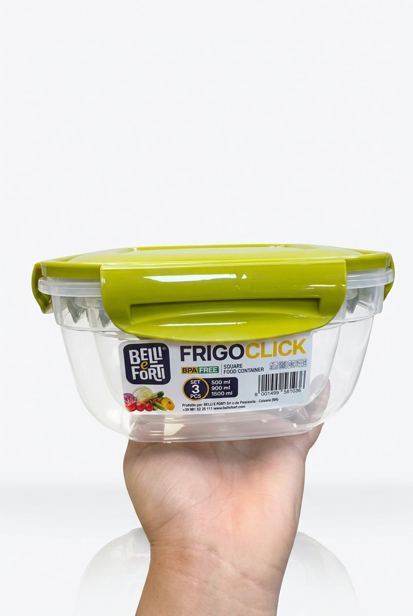 Set 3pcs Quadrato FrigoClick
