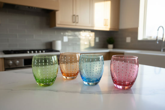 SET 6pz BICCHIERI COLORATI TUMBLER