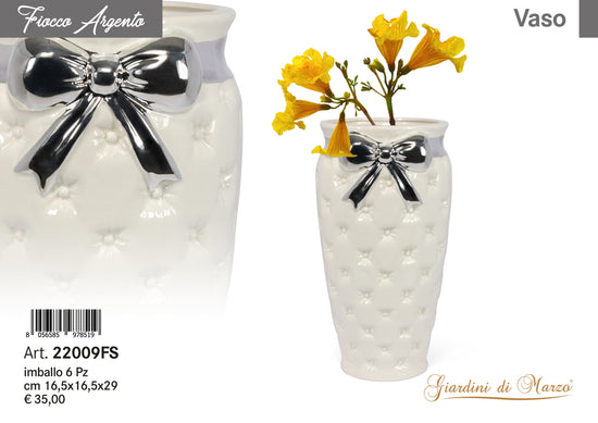 Vaso Linea Fiocco Argento 22009FS