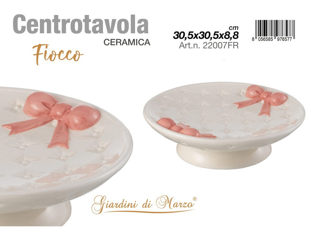 Centrotavola Linea Fiocco Rosa 22007FR