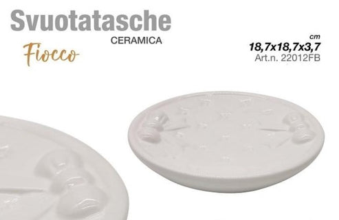 Svuotatasche Linea Fiocco Bianco 22012FB