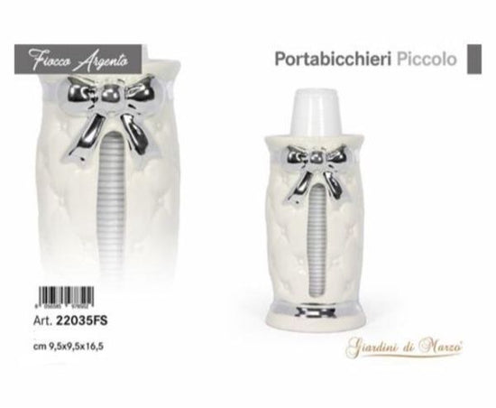 Portabicchieri Piccolo Fiocco Argento 22035FS