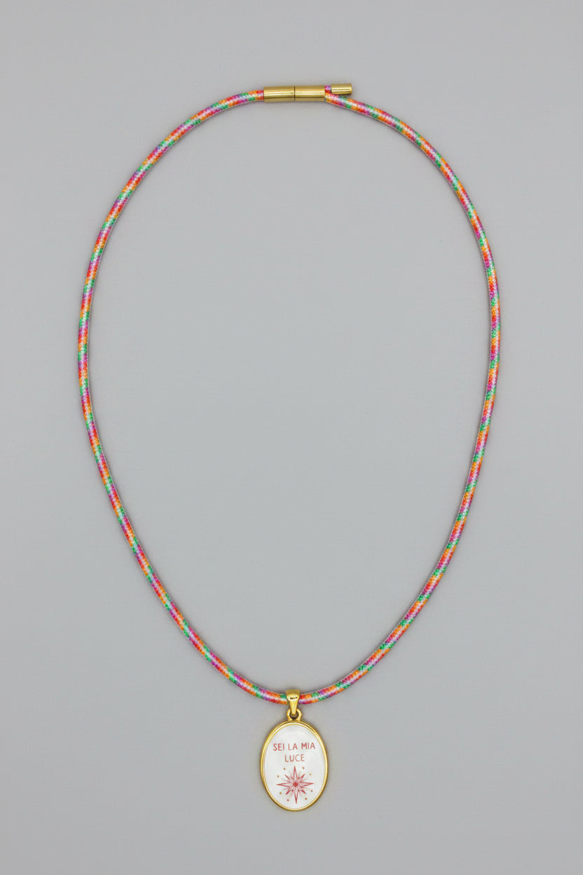 Collana Calamita+Ciondolo Sei la mia Luce