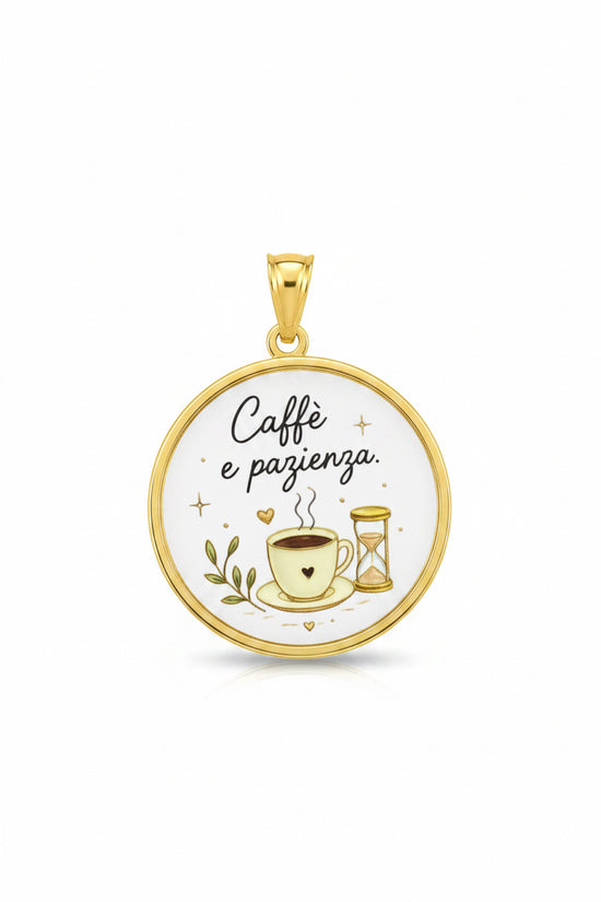 Ciondolo “Caffè e pazienza “