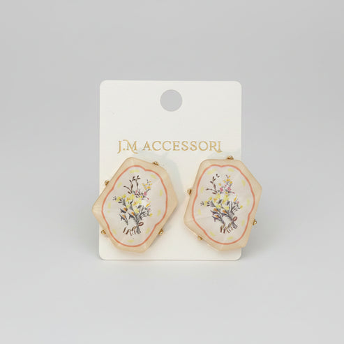 Orecchini Botton Fiori