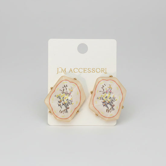 Orecchini Botton Fiori