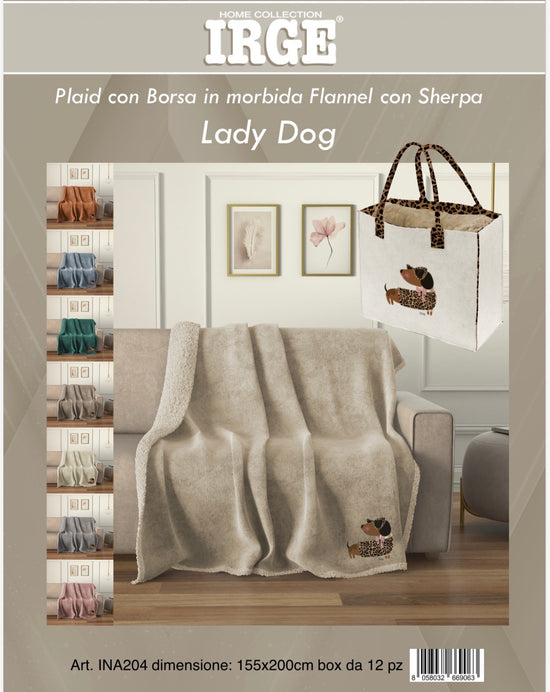 Plaid con Borsa Lady Dog