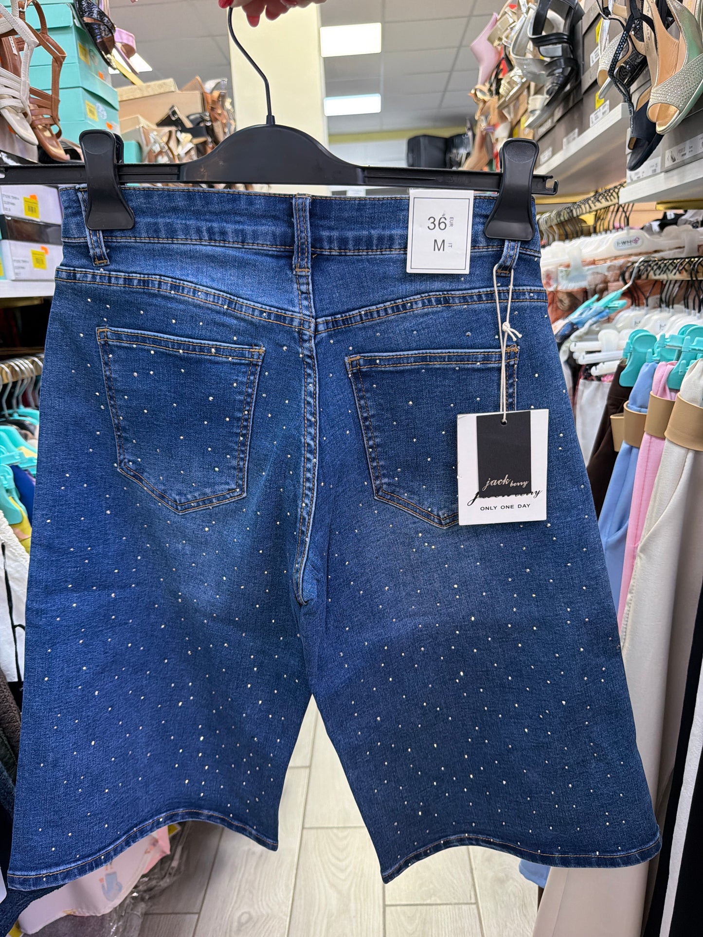 Bermuda Jeans Stellato