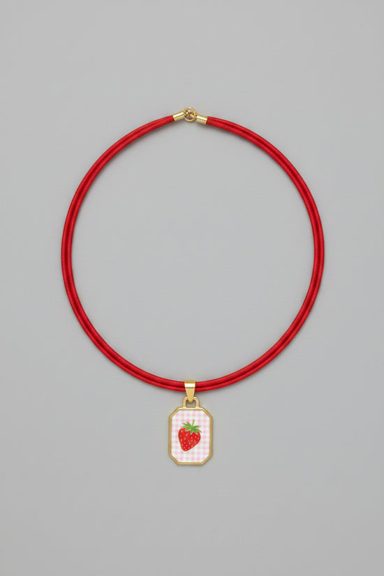 Collana Calamita +Ciondolo Frutti