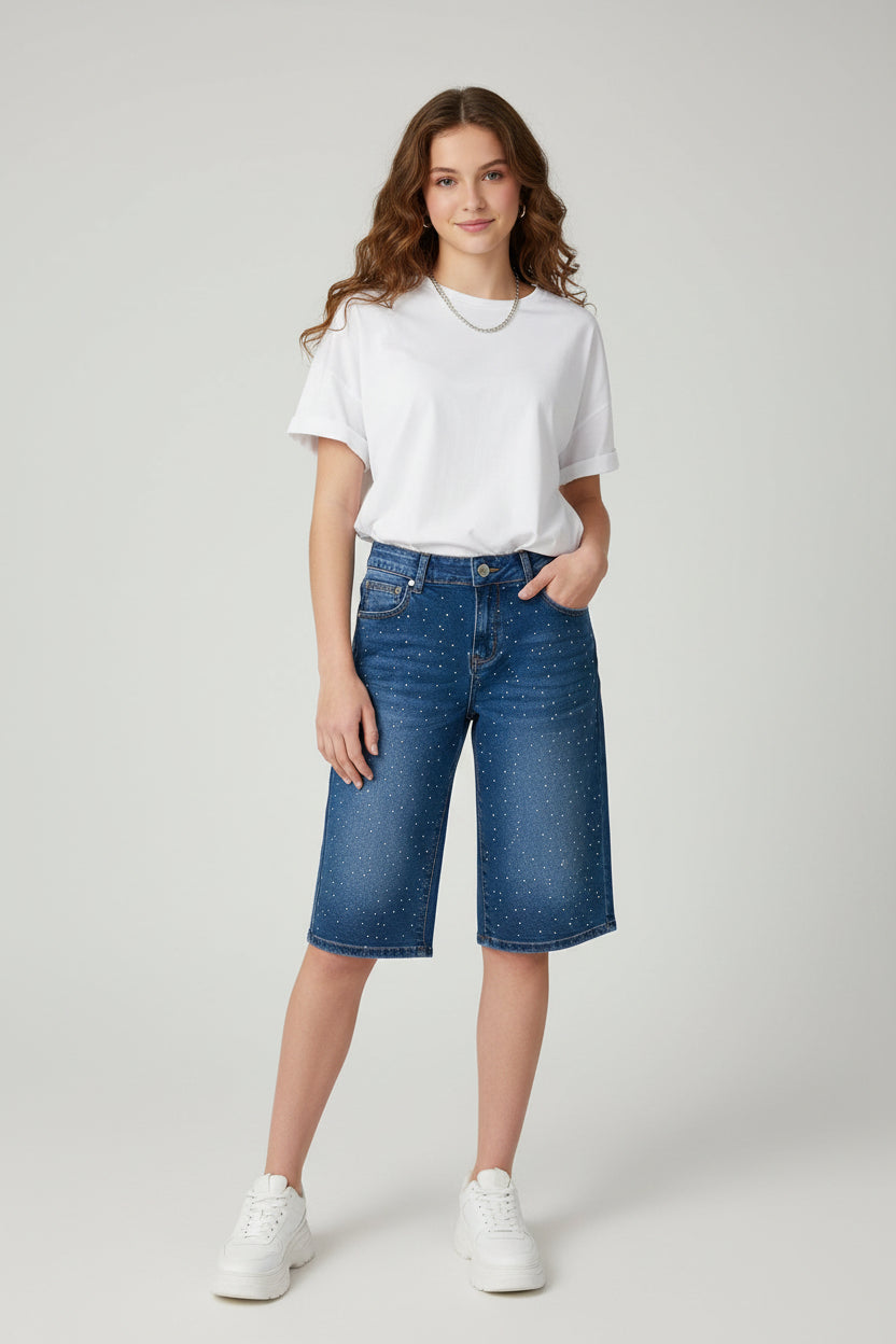 Bermuda Jeans Stellato