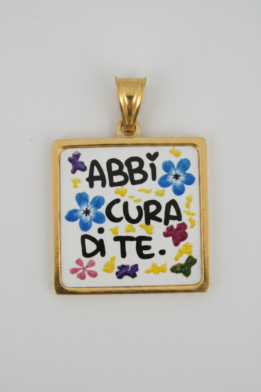 Ciondolo Abbi Cura Di Te