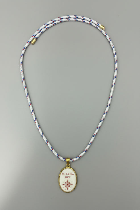 Collana Calamita+Ciondolo Sei la mia Luce
