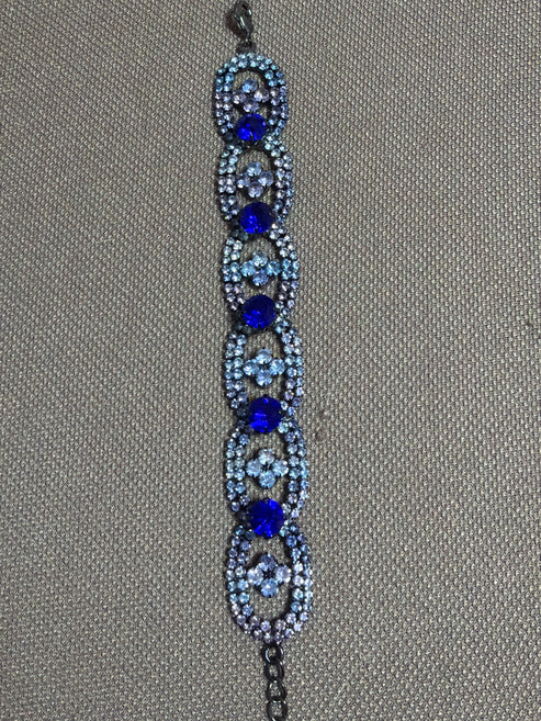 Bracciale Strass Blu
