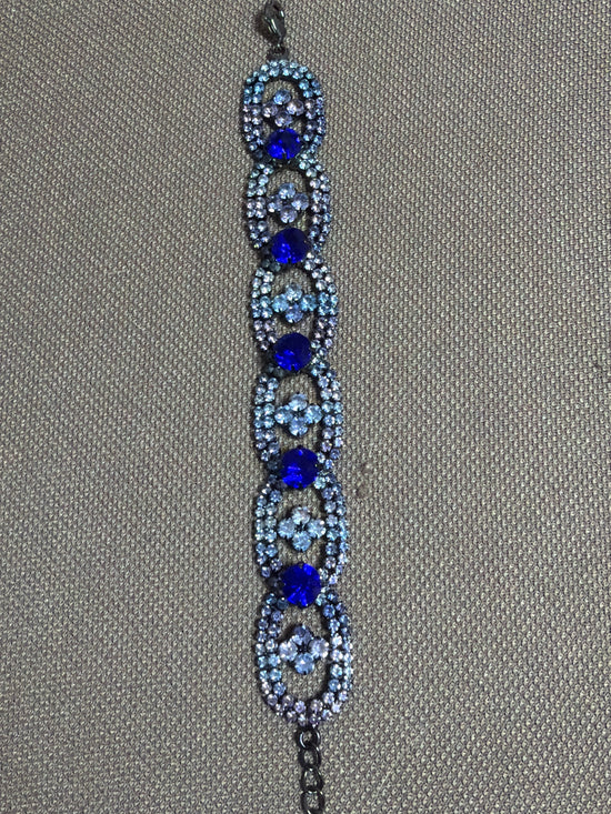 Bracciale Strass Blu