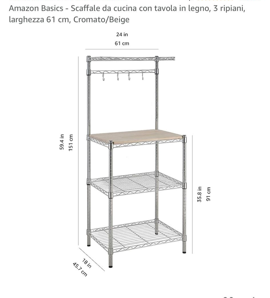 SCAFFALE DA CUCINA