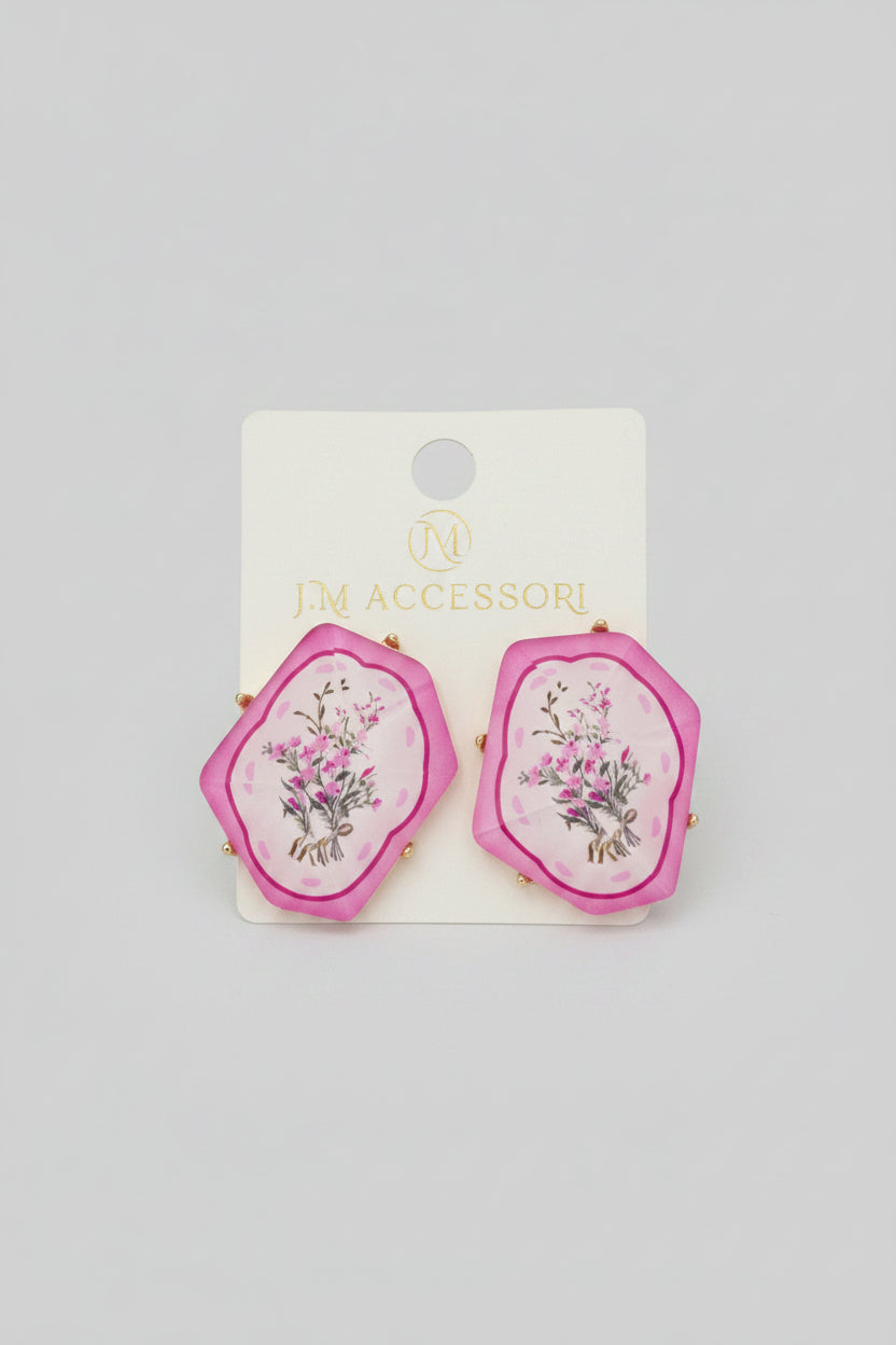 Orecchini Botton Fiori