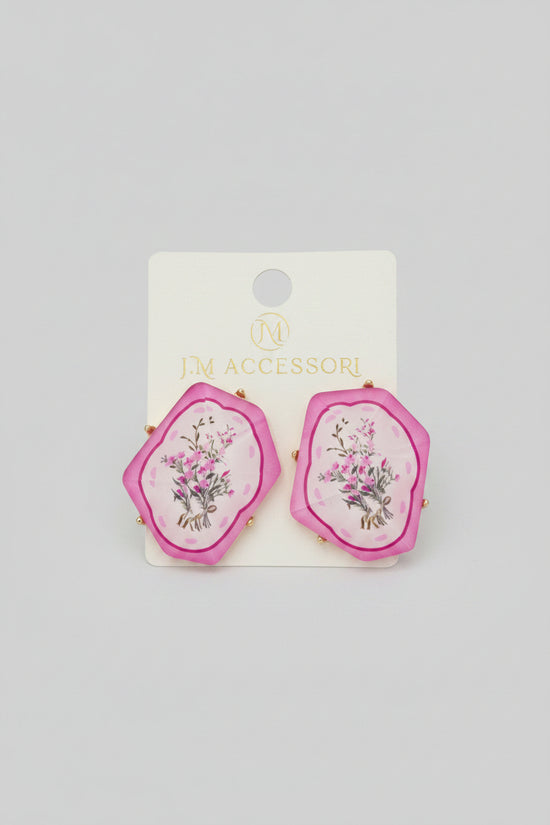 Orecchini Botton Fiori
