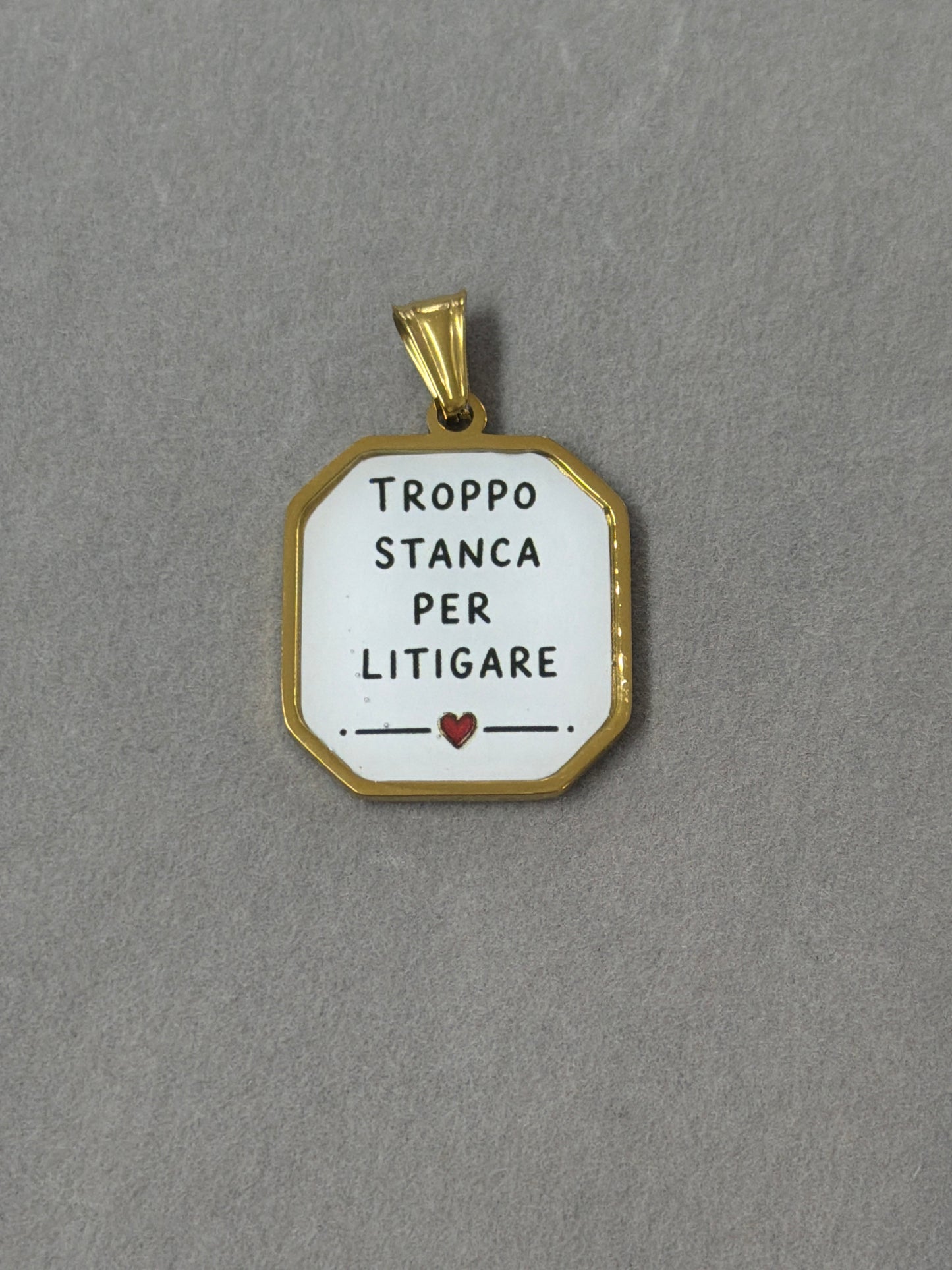 Ciondolo “Troppo stanca per litigare”