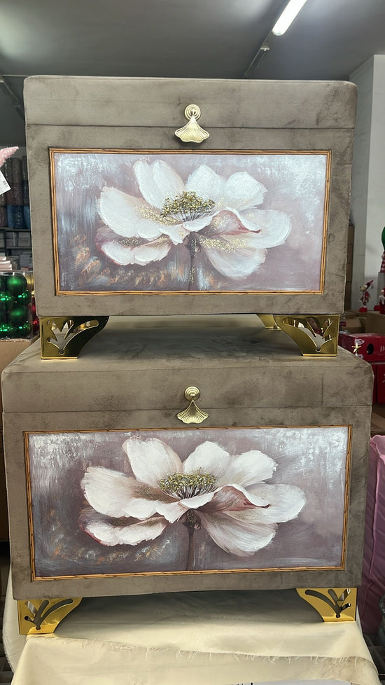 Coppia Baule Vintage Art