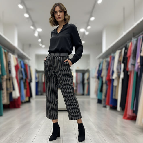 Pantaloni Cropped Manila Grace