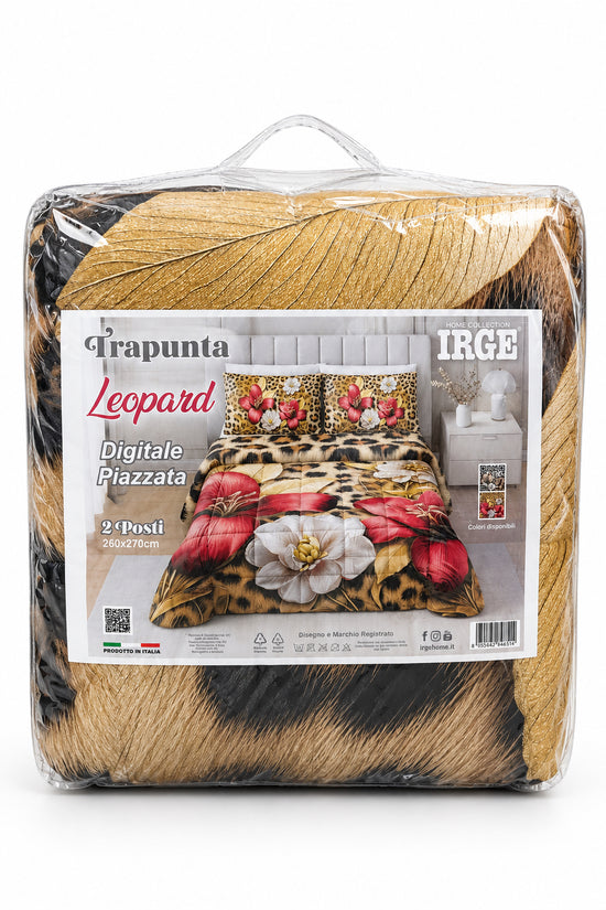 Trapunta Matrimoniale Leopard