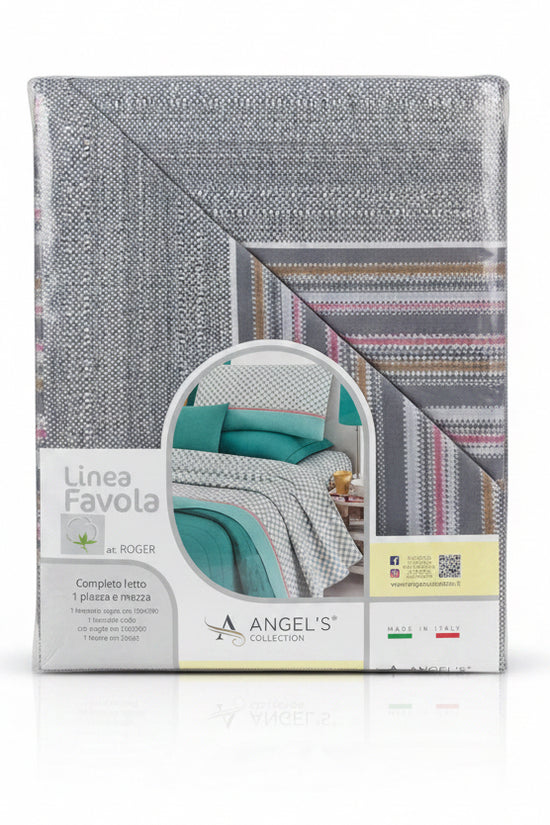Completo Letto 1 Piazza e Mezza Roger