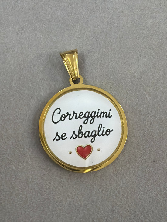 Ciondolo “Corregimi se sbaglio”