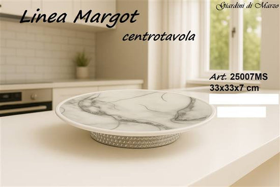 Centro Tavola Marmo Silver 25007
