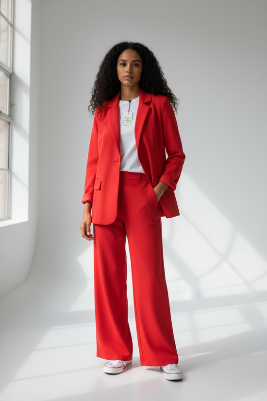 Tailleur Rouge