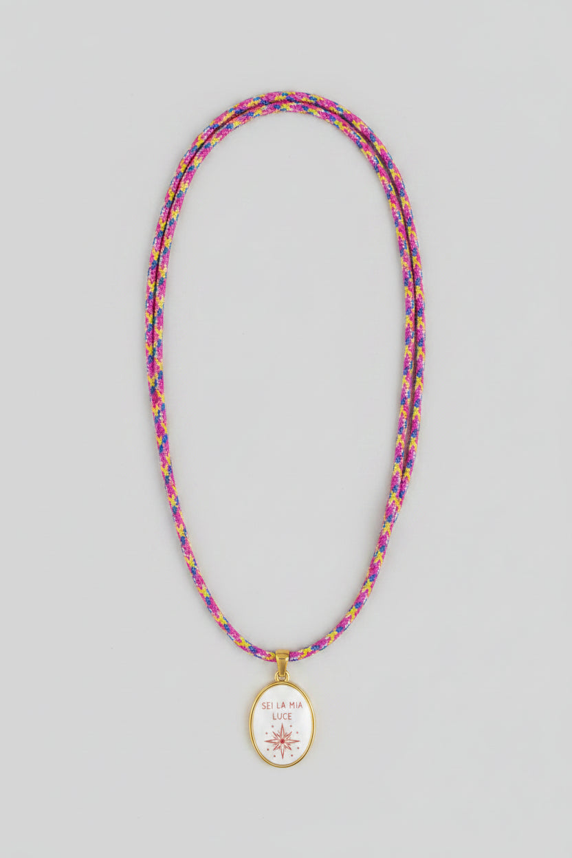 Collana Calamita+Ciondolo Sei la mia Luce