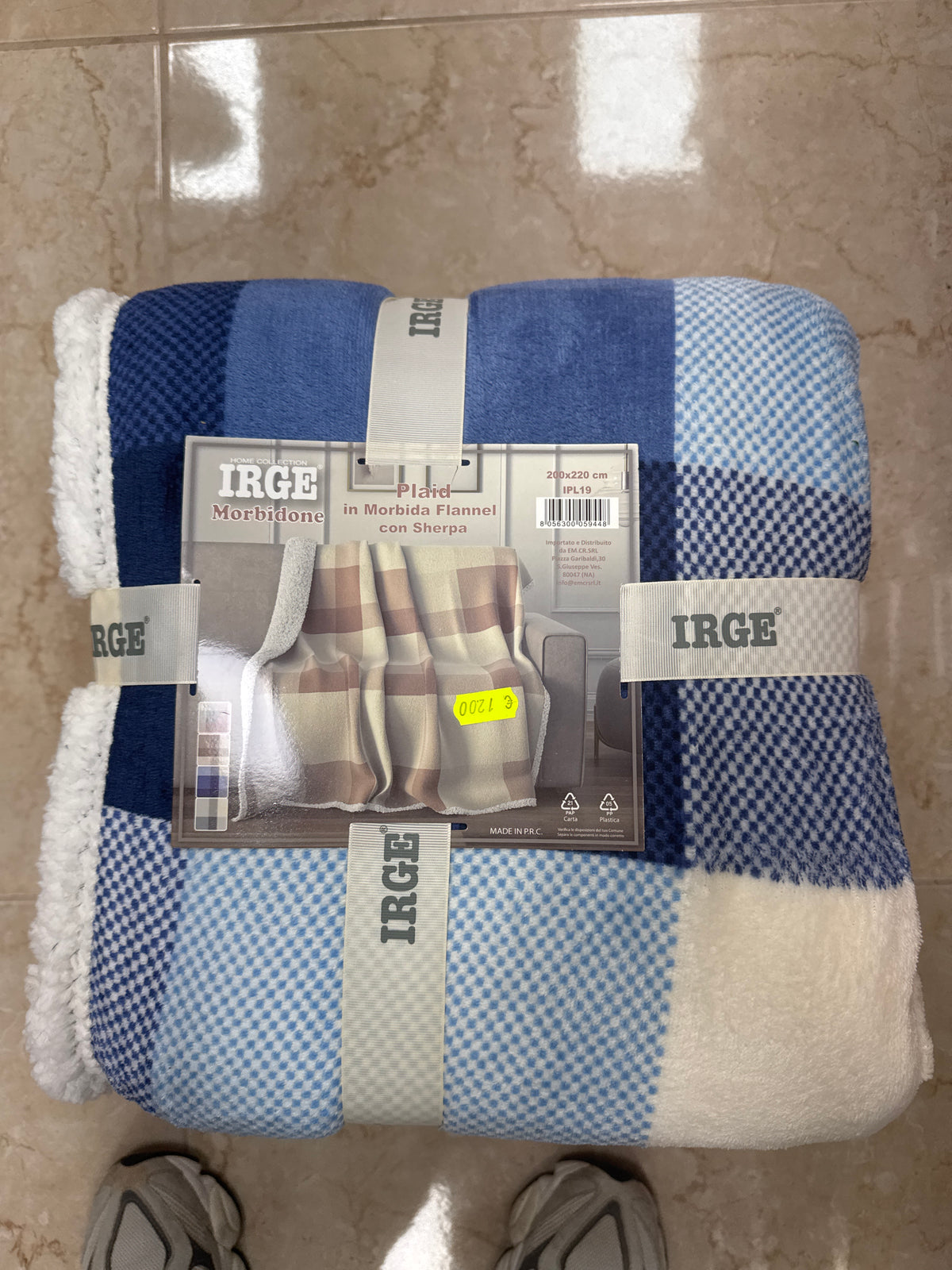 Plaid Morbidone Quadri