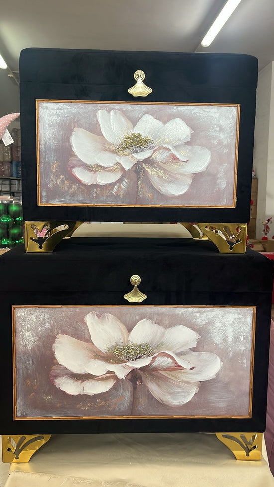 Coppia Baule Vintage Art