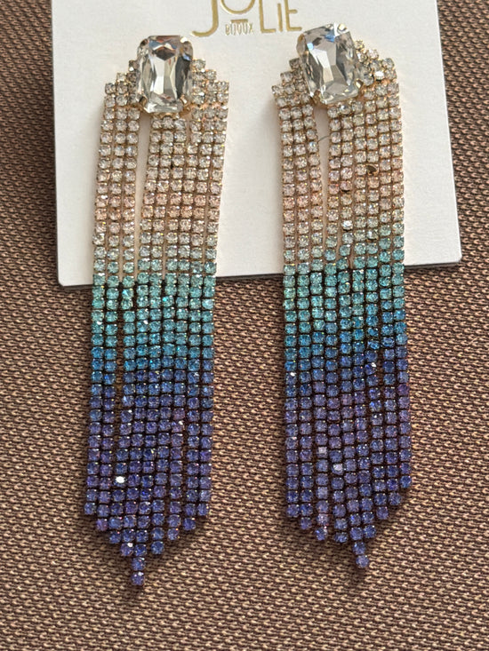 Orecchini Strass Color