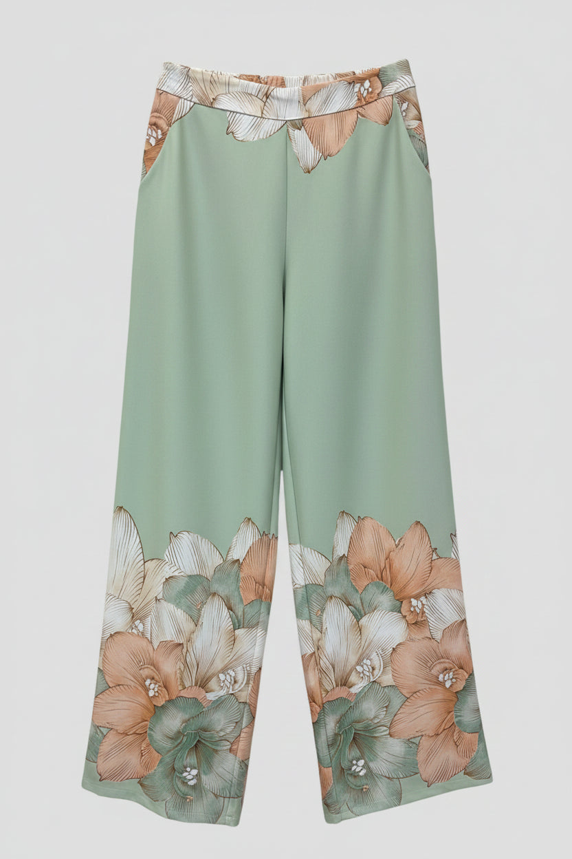 Pantaloni Fiori 23044