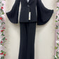 Tailleur Plisse Nero