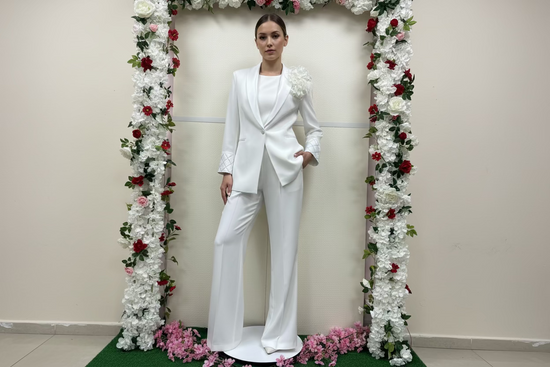Tailleur Fiore Bianco