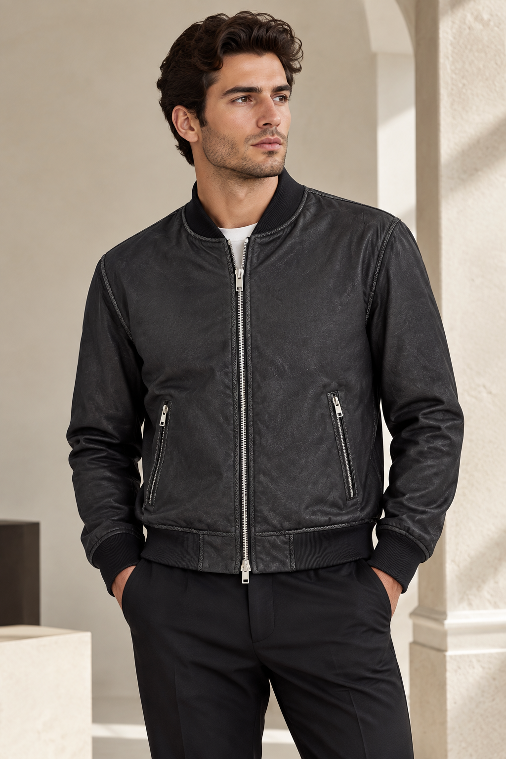 Giubbino in Eco Pelle Galerie MG08