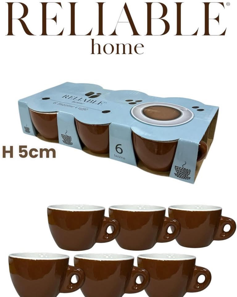 Set 6 Tazzine da Caffè