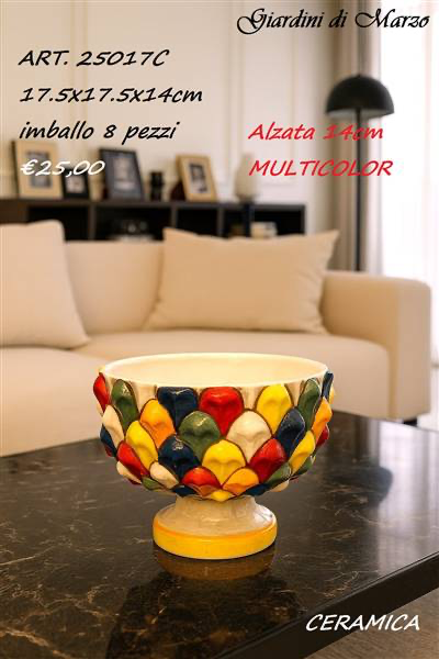 Alzata  Multicolor  25017c￼