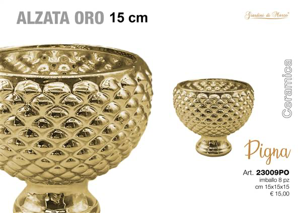Alzata Pigna  Oro 23009￼