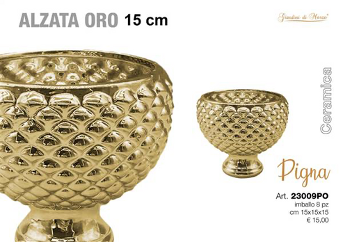 Alzata Pigna  Oro 23009￼
