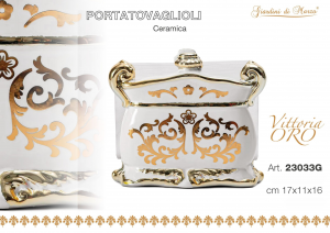 Portatovaglioli Linea Vittoria Oro 23033G