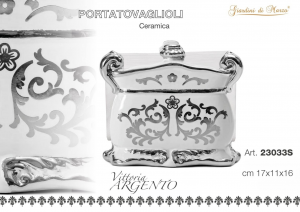 Portatovaglioli Linea Vittoria Argento 23033S