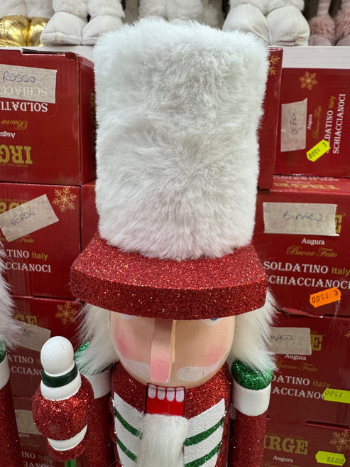 Soldatino schiaccianoci Tricolore cm 55