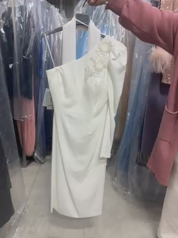 Abito MARIA VITTORIA VINGI F42538 BIANCO