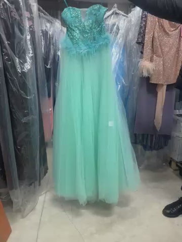 Abito ORTEGA I810 VERDE CARAIBI