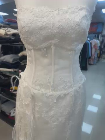 Abito DA SPOSA PIUMA TG 48