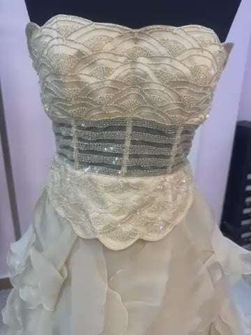 Abito DA SPOSA ÉCRU TG 42